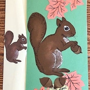 Carte de vœux « Écureuil d'automne » par Cherie