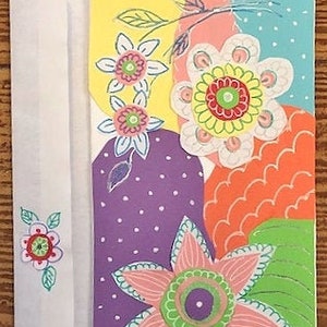 Rainbow Flowers Get Well Card par Cherie