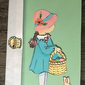 Carte de Pâques Fille par Cherie