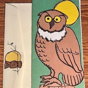 Owl in the Moonlight Card par Cherie