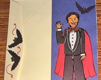 Count Dracula Halloween Card by Cherie