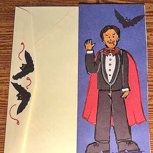 Count Dracula Halloween Card by Cherie