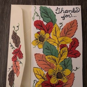 Bouquet de cartes de remerciement par Cherie