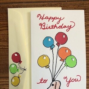 Happy Birthday Balloons Card par Cherie