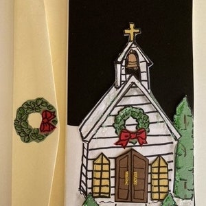 Carte Church in the Snow par Cherie