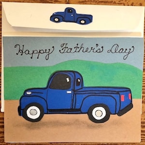 vintage Pickup Carte de fête des pères par Cherie