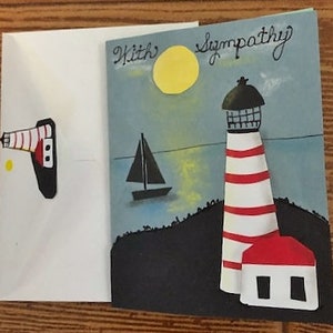 Carte Phare de sympathie par Cherie