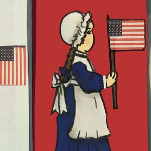 Carte patriotique du 4 juillet par Cherie