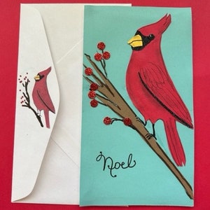 Carte Cardinal rouge par Cherie