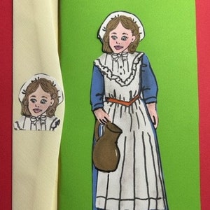 Carte Pilgrim Girl par Cherie