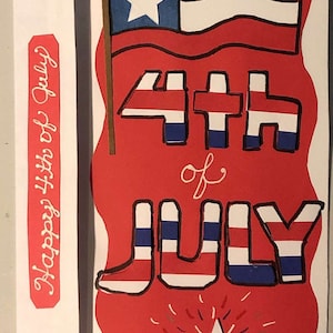 Carte Stars & Stripes du 4 juillet par Cherie