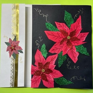 Carte Poinsettias par Cherie