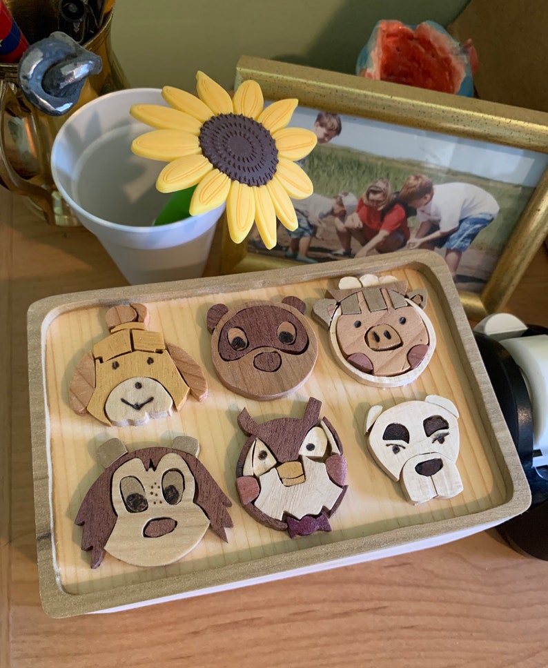 Animal crossing wooden box / animal crossing gift / keepsake | Etsy