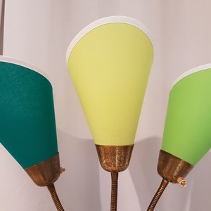 3 new high-quality bag shades for original 50s bag lamp in petrol/lime/light green