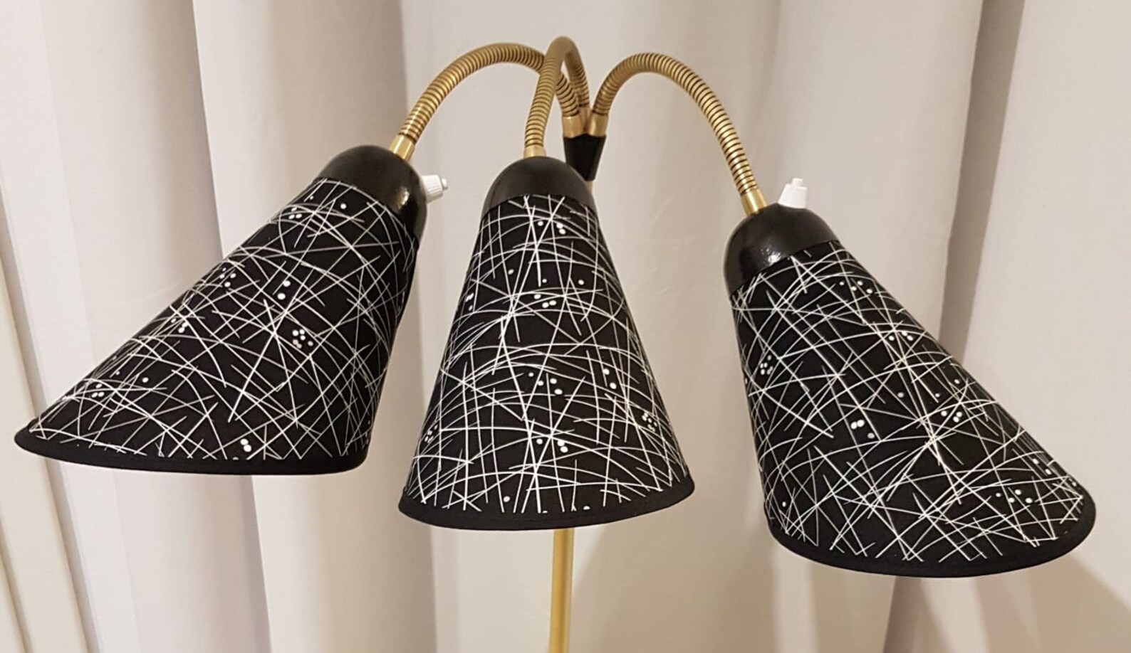 3 New High Quality Lampshades for Original 50s Bag Lamps With Etsy UK