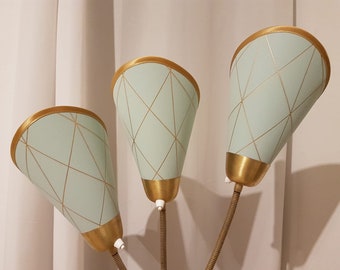 3 nouveaux parapluies de sac de haute qualité pour lampe de sac originale des années 50 design scandinave menthe métallique brillante mate