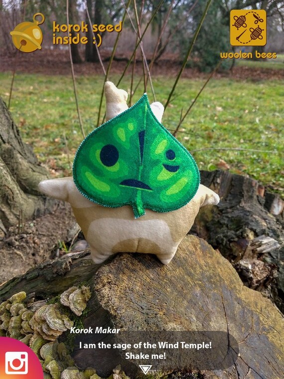 Korok Plush Makar Inspirited the Legend of Zelda Series 