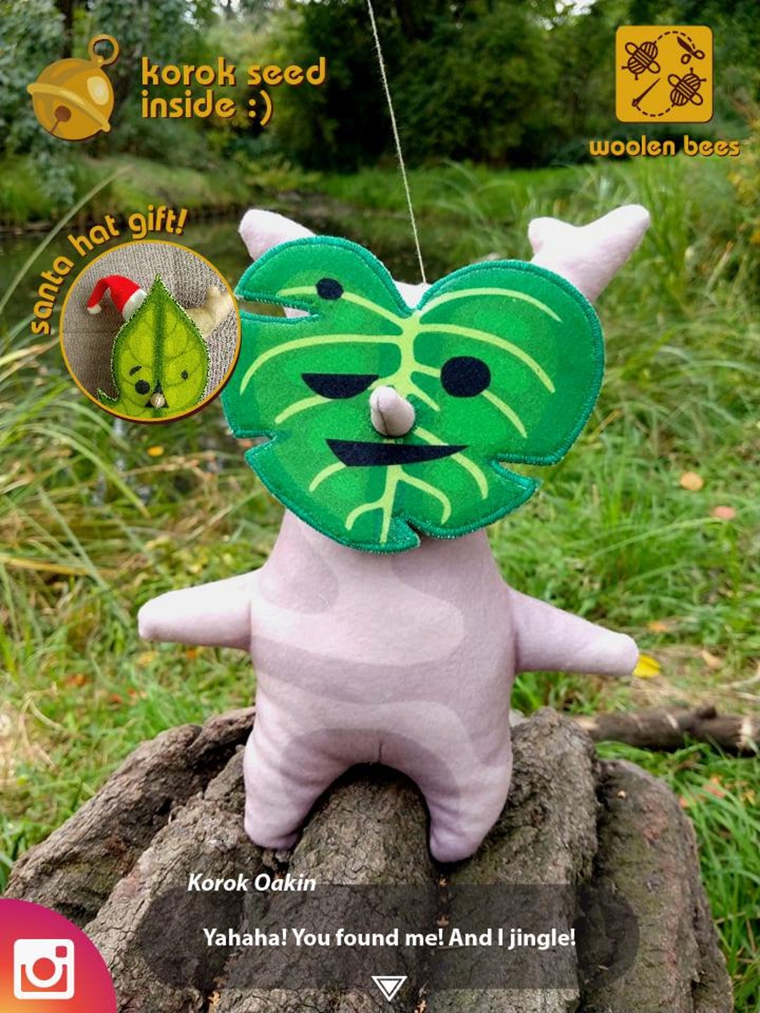 Pluszowy Korok – Oakin – Inspirowany Serią the Legend of Zelda - Etsy