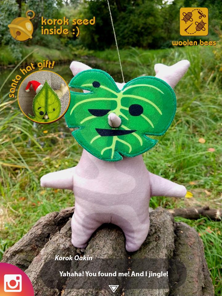 Pluszowy Korok – Oakin – Inspirowany Serią the Legend of Zelda - Etsy