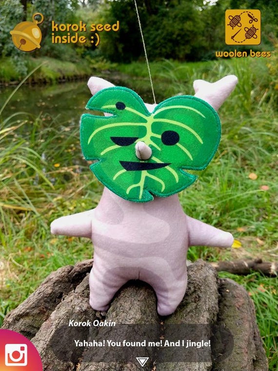 Korok Plush - Oakin - Inspirited the Legend of Zelda Series - Etsy