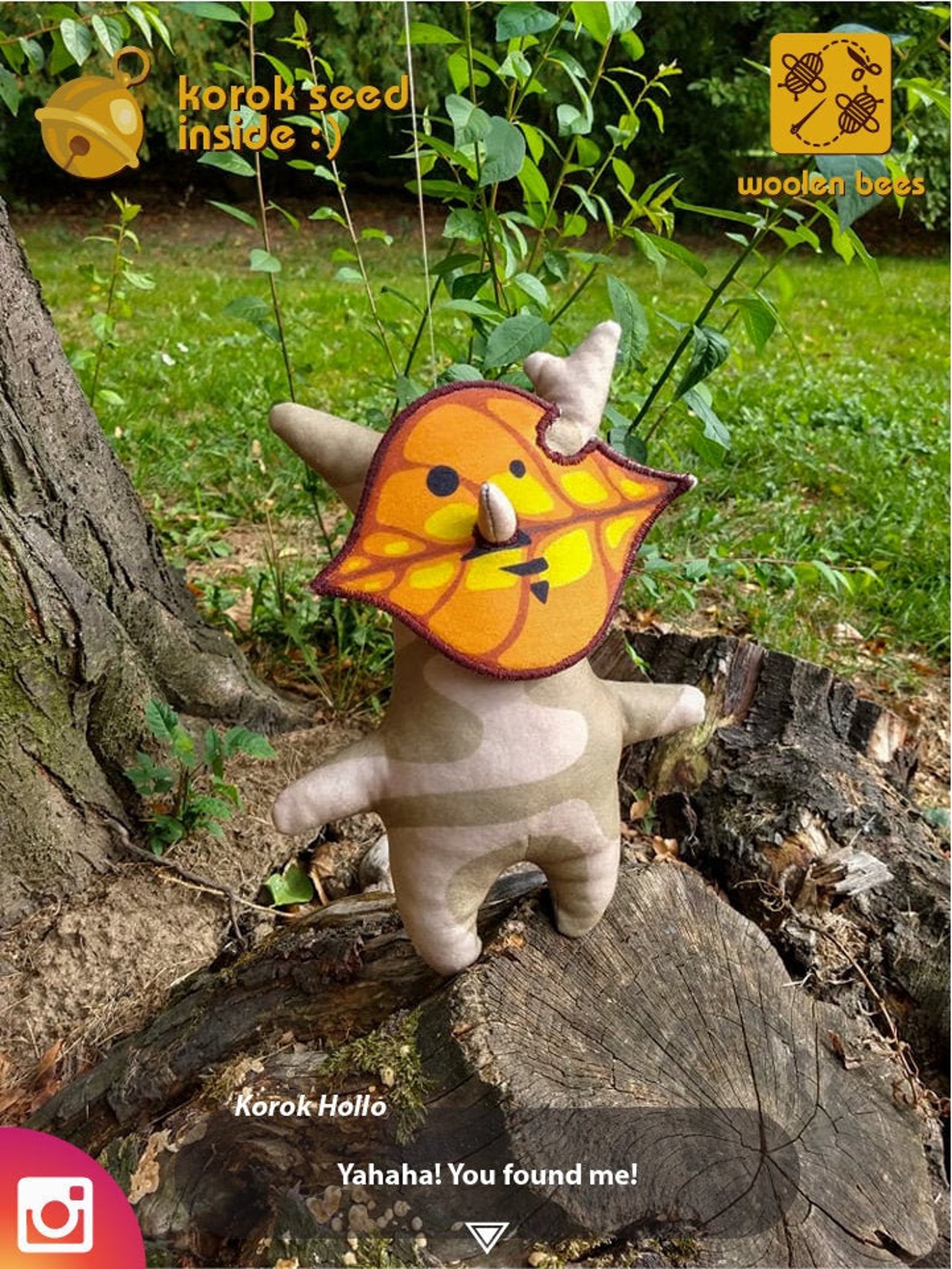 Korok Plush Hollo Inspirited The Legend of Zelda Series | Etsy