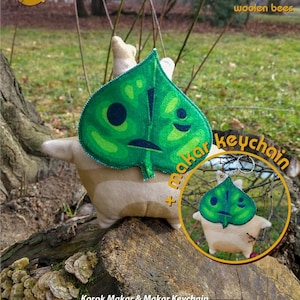 PROMO! Korok Makar Plush + Makar Keychain - Inspirited The Legend of Zelda Series