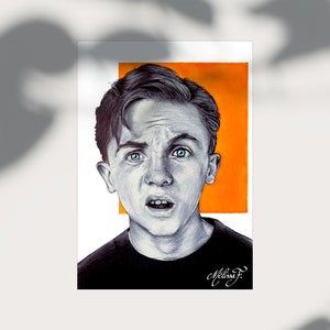 Carte Malcolm - Malcolm in the middle card - Carte illustrée - Traditional illustration - Art Print - Gift - A5