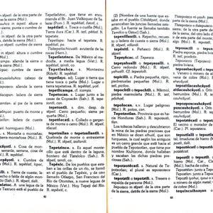 Aztec Language - Nahuatl Dictionary PDF - Digital Book 1983 ...