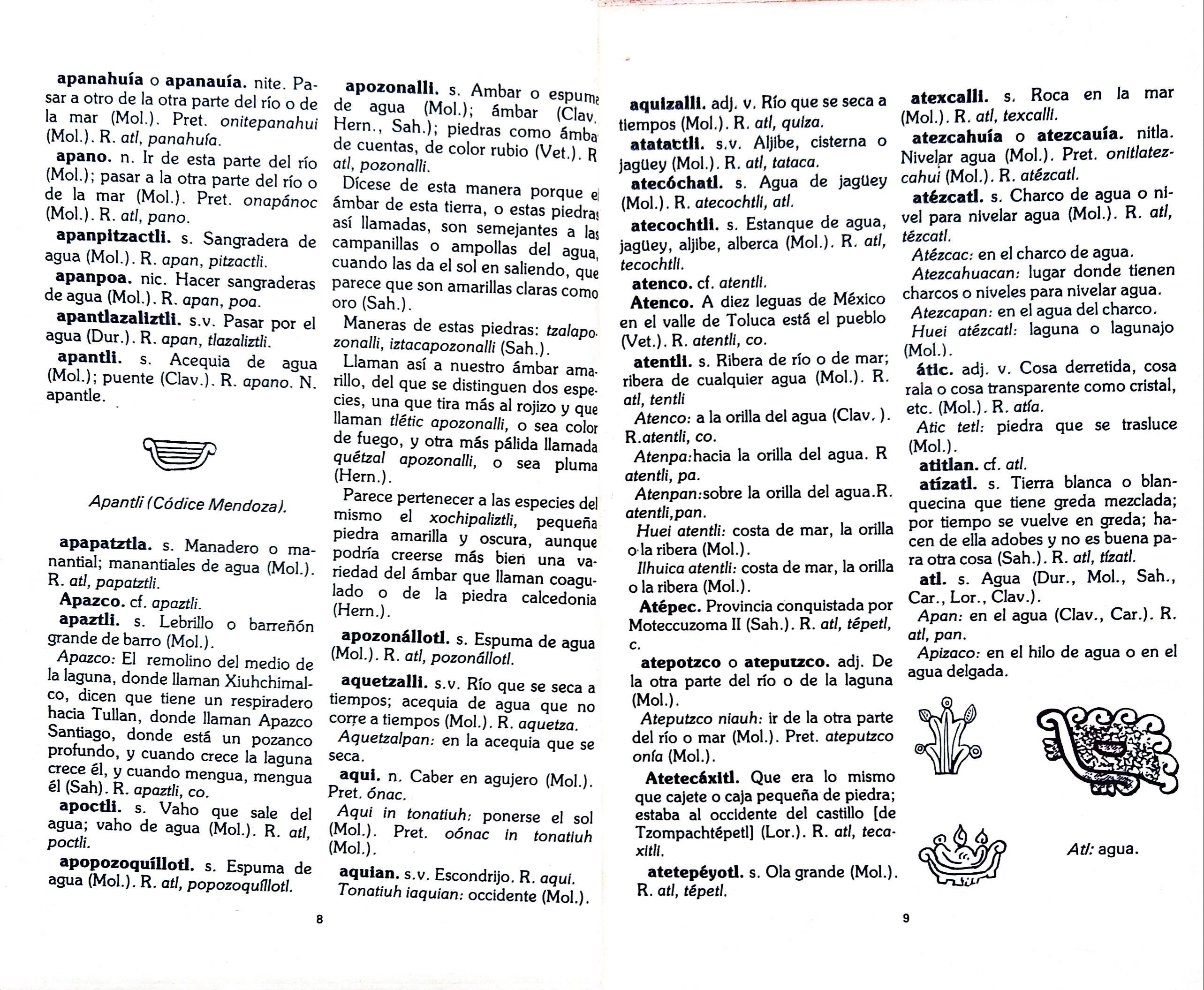 Aztec Language - Nahuatl Dictionary PDF - Digital Book 1983 ...