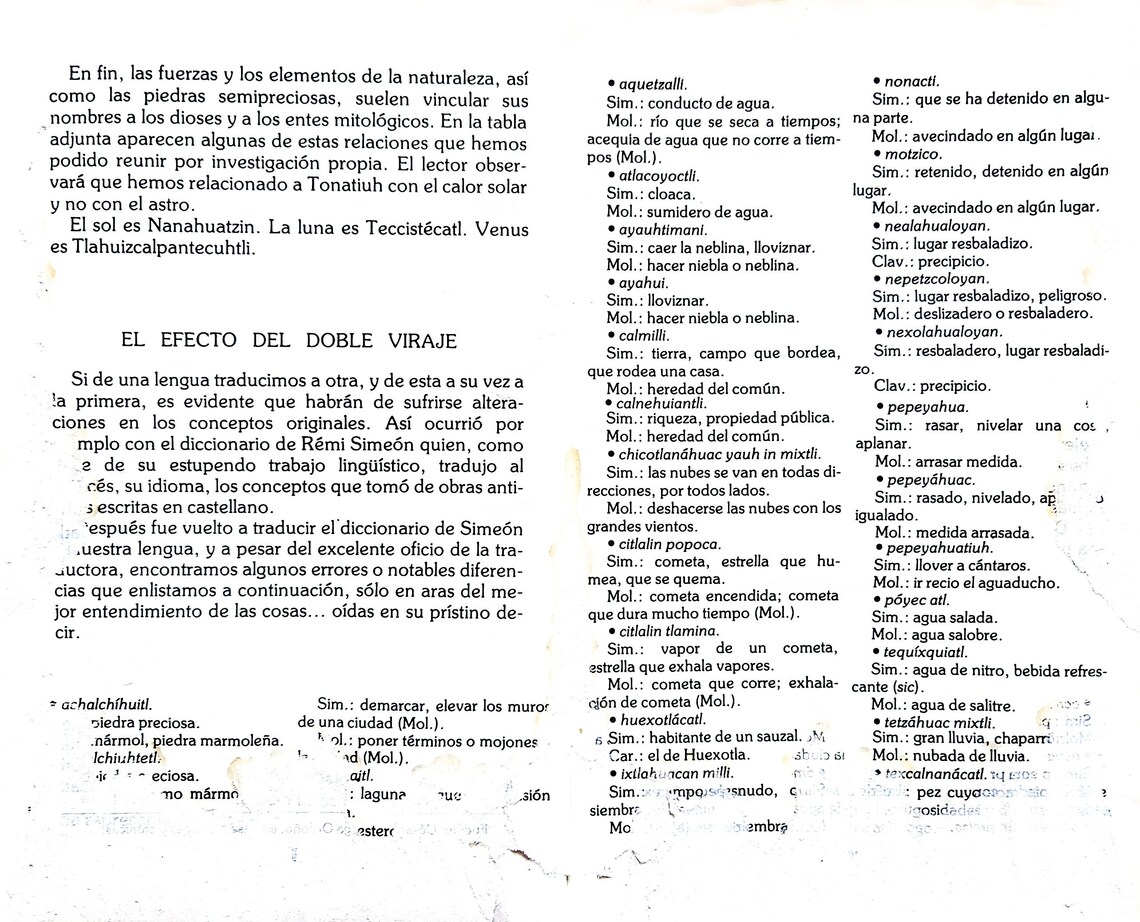 Aztec Language - Nahuatl Dictionary PDF - Digital Book 1983 ...