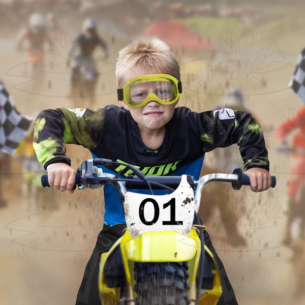 Motorbike Race Digital Backdrop for Composite Photography, Dirtbike Race Backdrop, Motorcycle Background, Racing Background, Boys background