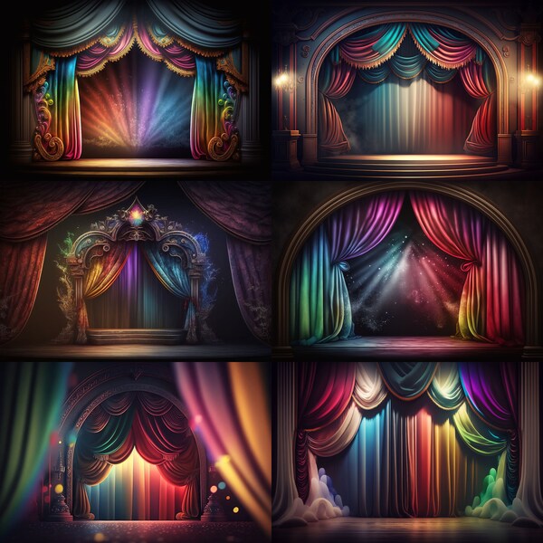 Theater Backdrop Etsy