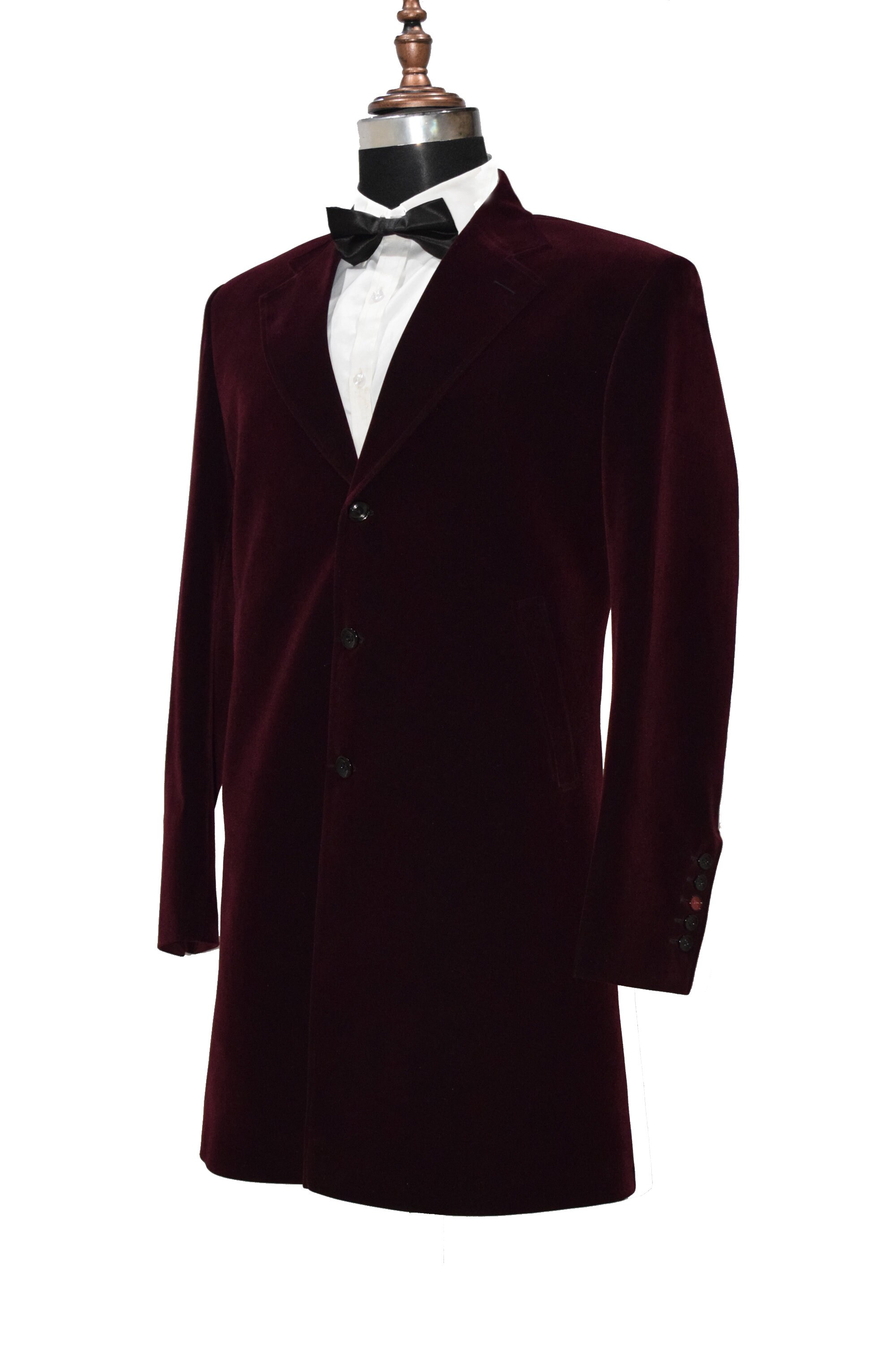 abrigo burdeo hombre