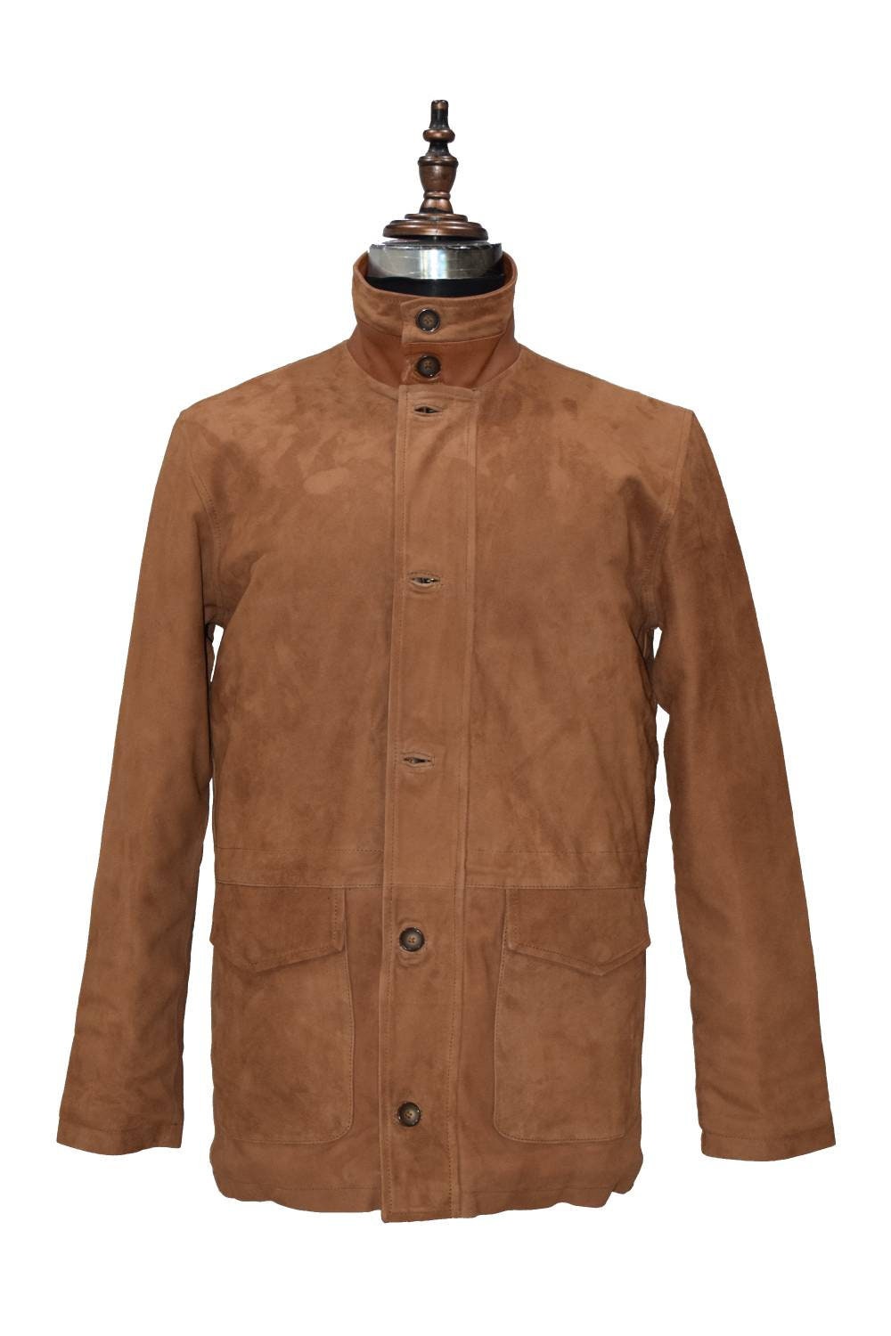 ブラウン 本革スエードジャケット ヴィンテージブラウン本革スエードレザージャケット - Etsy 日本