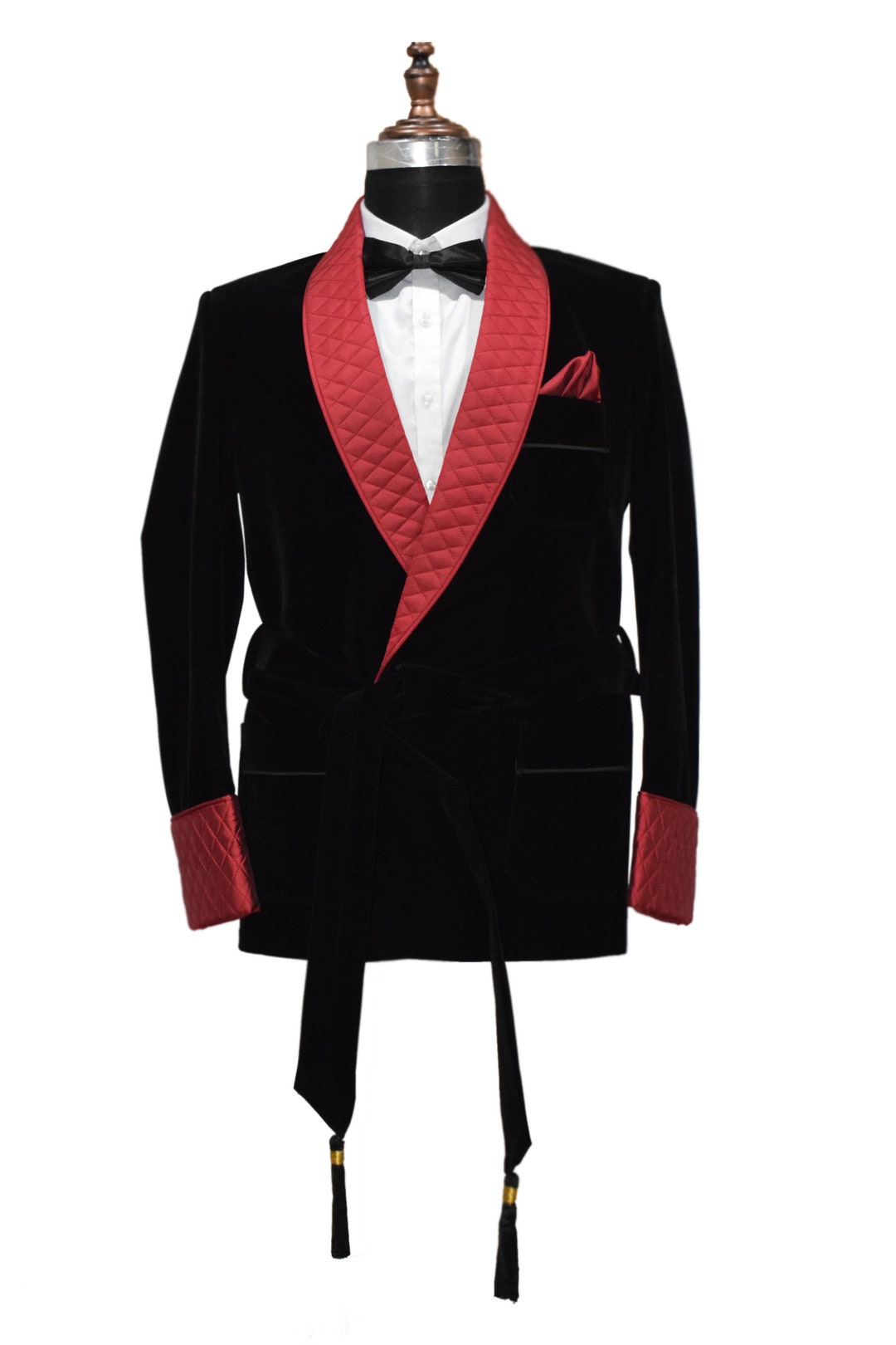 Special Gift for Him Men's Smoking Jacket Wedding Party Etsy