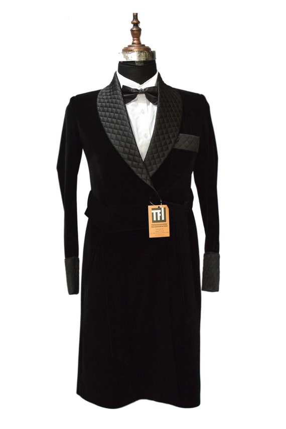 Female smoking jacket hot sale