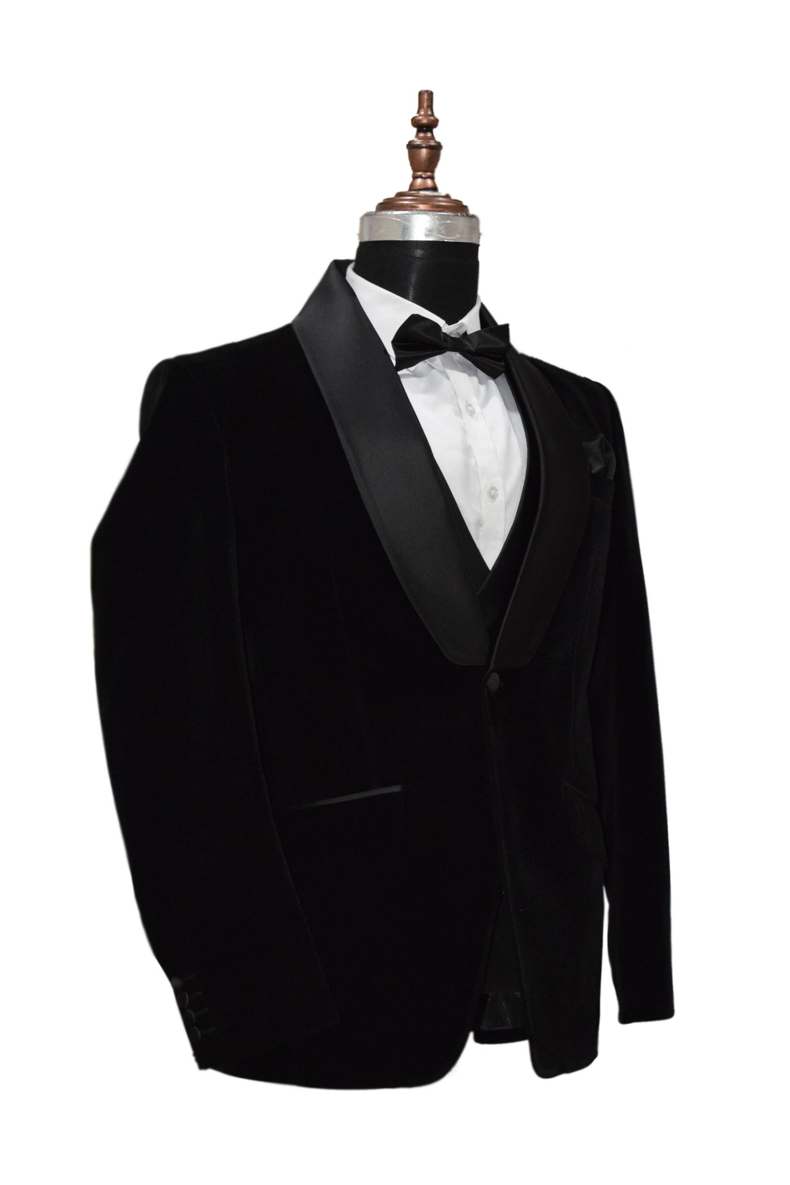 Men Black Velvet Suits Double Breasted Wedding Dinner Party - Etsy