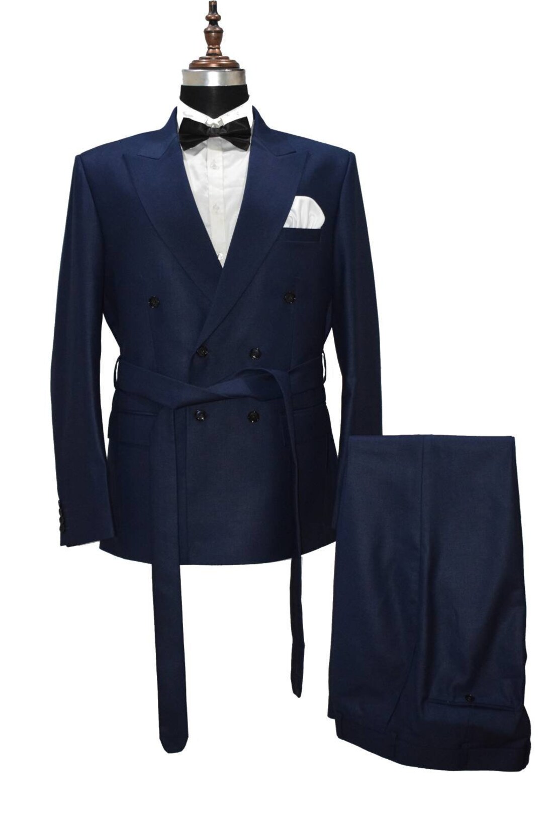 Men Navy Blue Suits Double Breasted Wedding Dinner Party Wear - Etsy