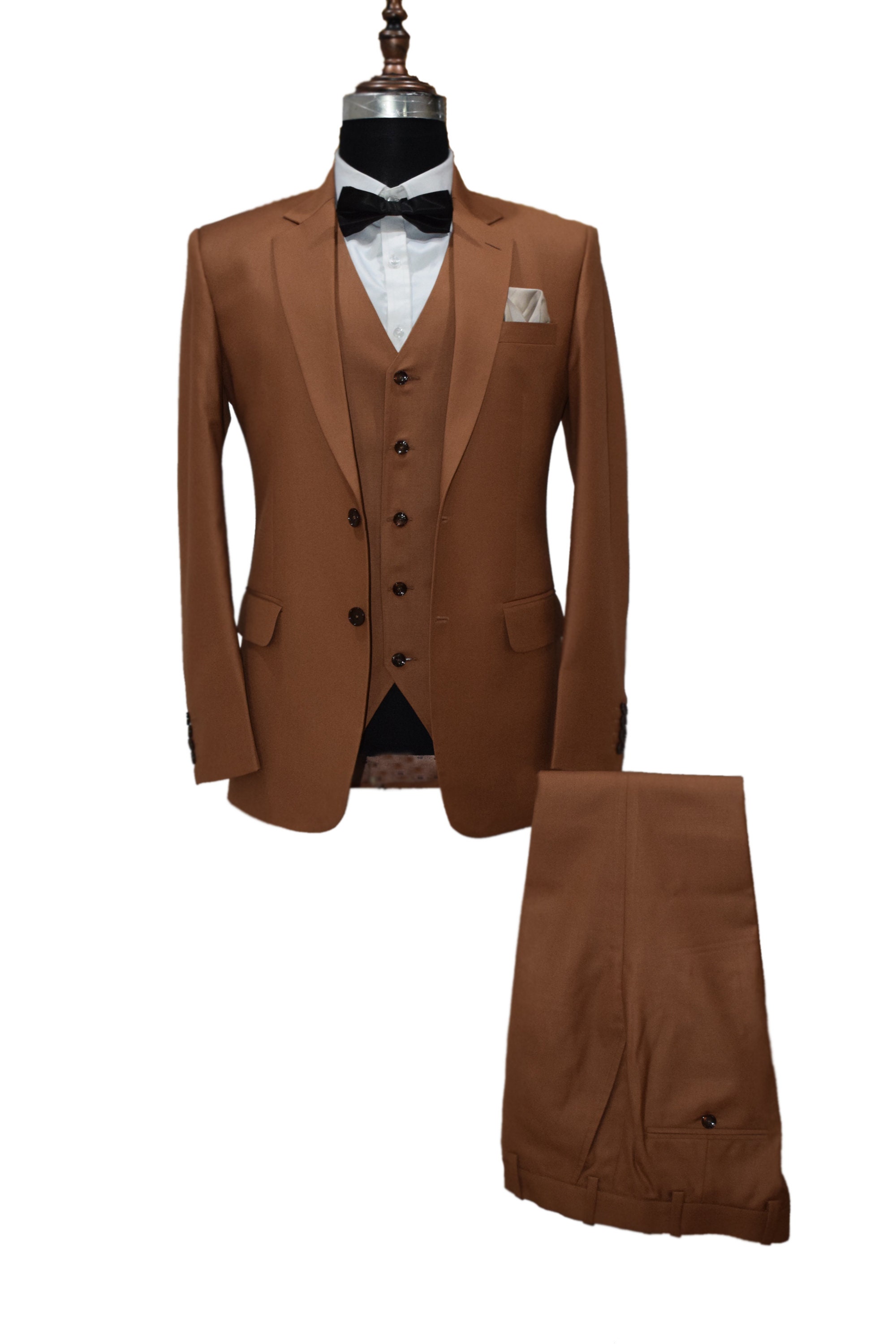 Light Brown Wedding Suit - Timeless and Elegant - KCT Menswear