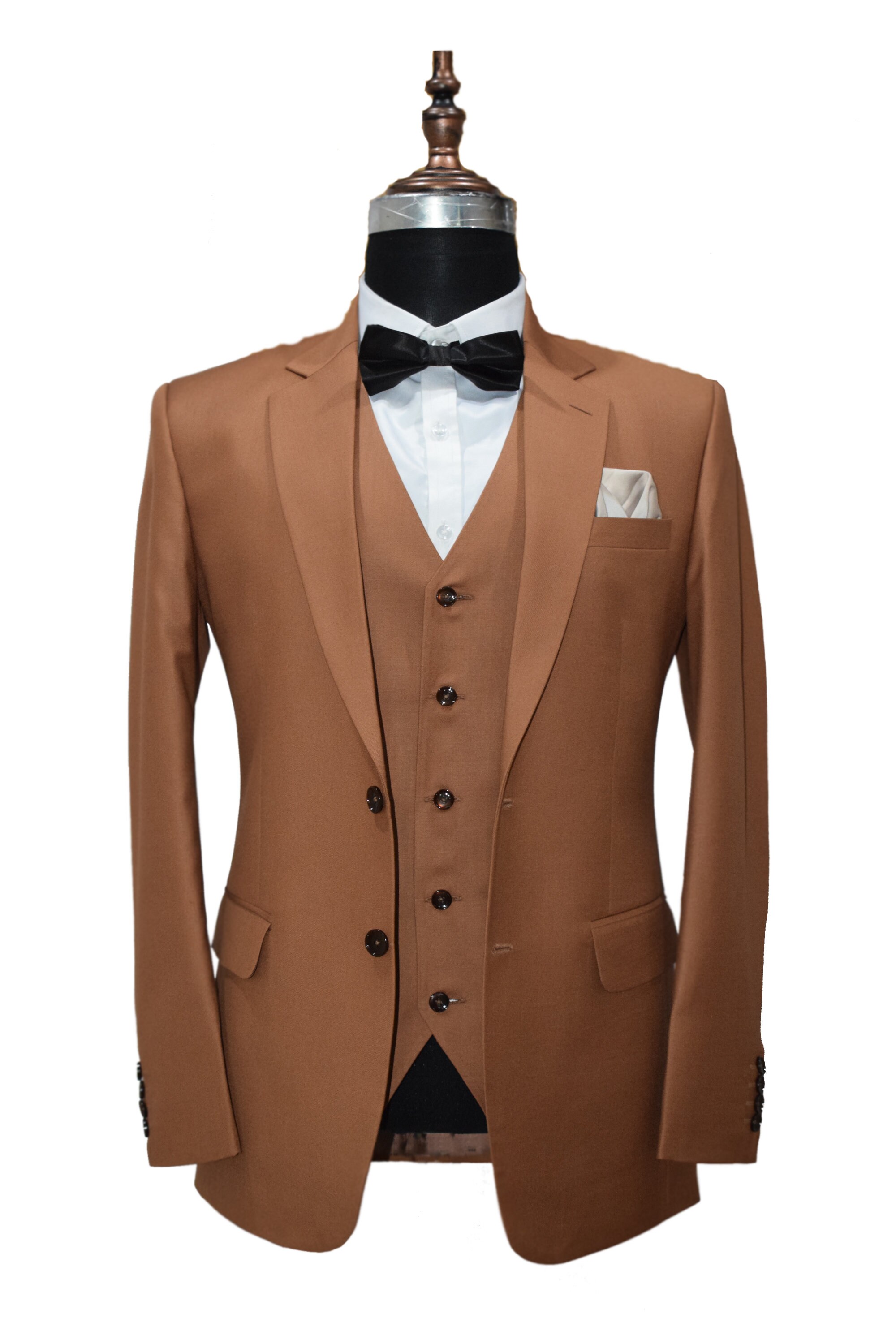 Men Brown Suits Designer Luxury Wedding Dinner Party Wear Etsy