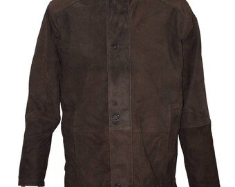 Longmire Sheriff Coat Walt Robert Taylor Vintage Brown Real Cow