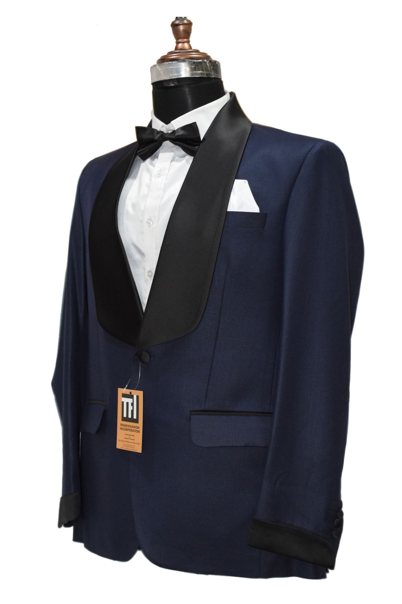 The Navy Blue Chateau Soiree Tuxedo Set main image 1
