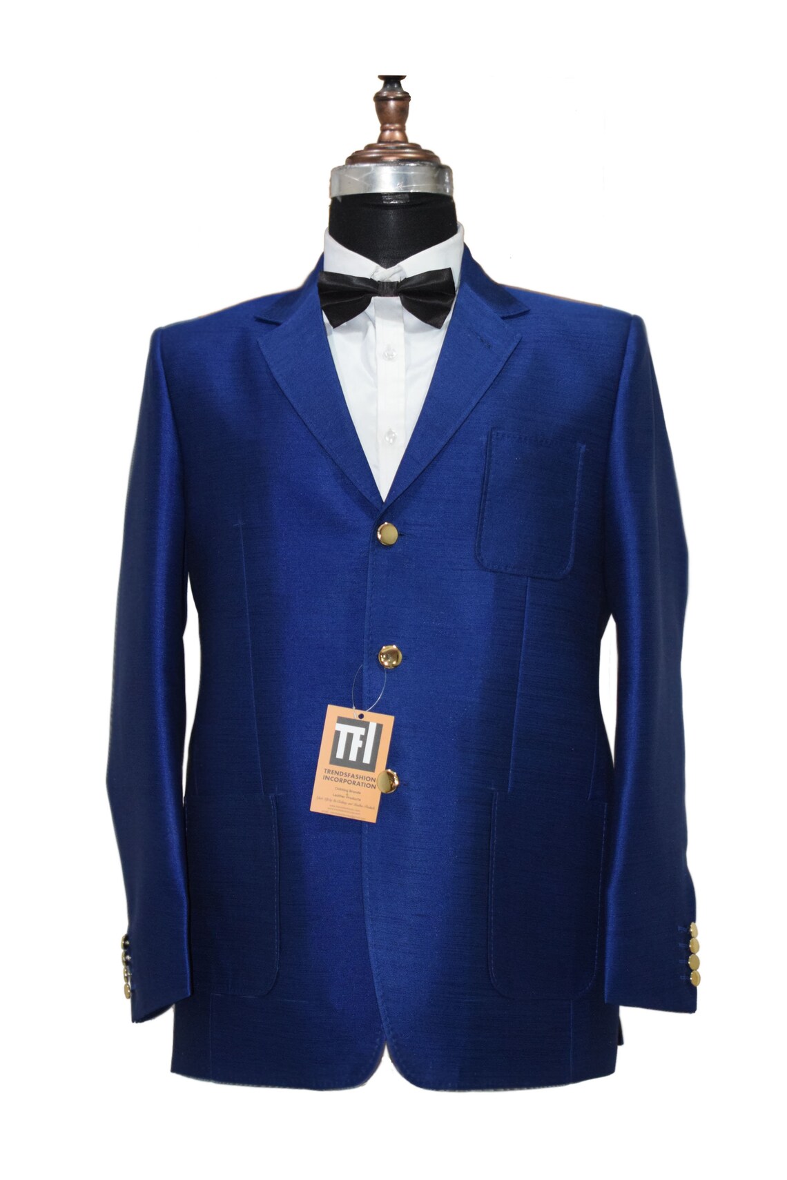 Men Blue Blazer Designer 3 Button Wedding Party Wear Coat Etsy