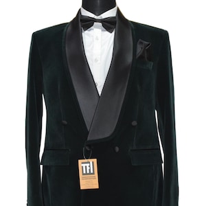 Men Green Blazers Designer Dinner Party Wear Coats Blazers