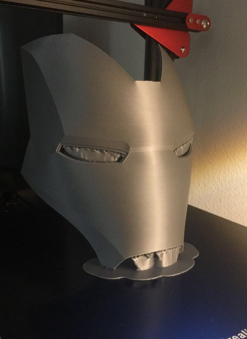 Iron Man Faceplate 3D Printed Etsy