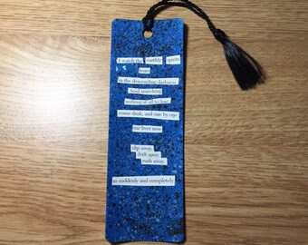 Items similar to footprint poem bookmark, inspirational bookmark ...