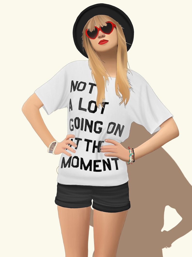Taylor Swift 22 Drawing Print Etsy