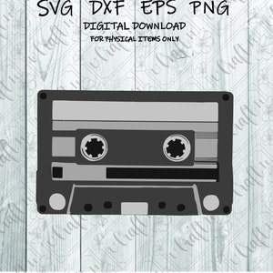 Cassette SVG - Cassette Tape SVG - Retro svg - Audio Cassette Tape Svg - Audio Tape Svg - Cassette clipart - Cassette Tape cut file