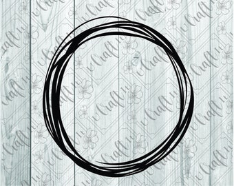 Hand Drawn Circle Etsy