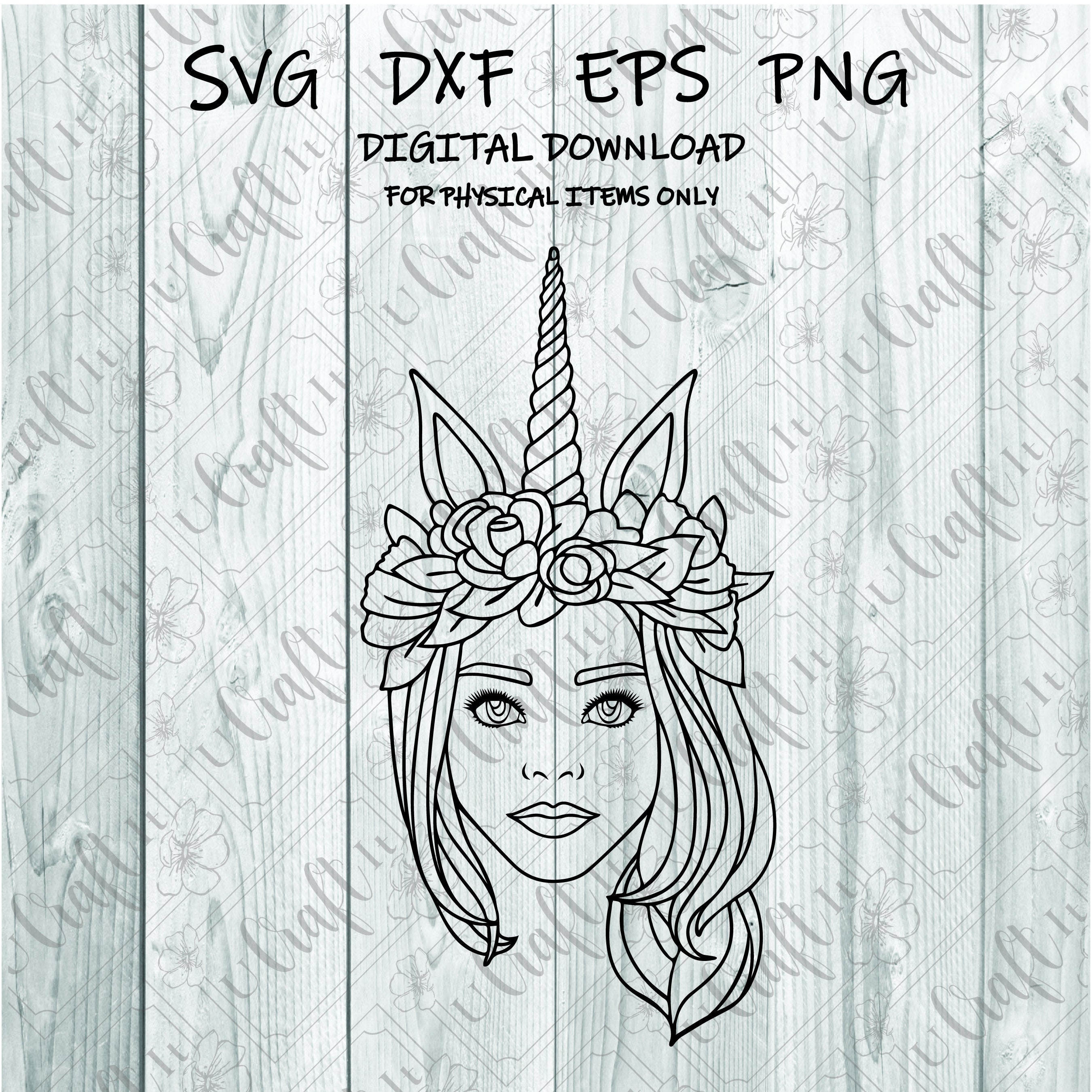 Unicorn Flower Crown Girl Aviators Unicorn Messy Hair Etsy UK